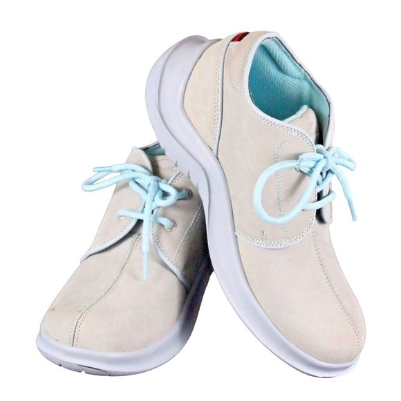 Fubu Marla 6M Blue Low Profile Ankle Suede Leather Lace Up Street Wear Shoe - Picture 1 of 12
